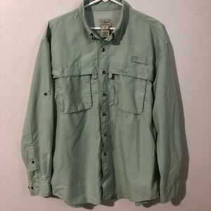 LL Bean "Tropicwear" Long-sleeve Button Shirt